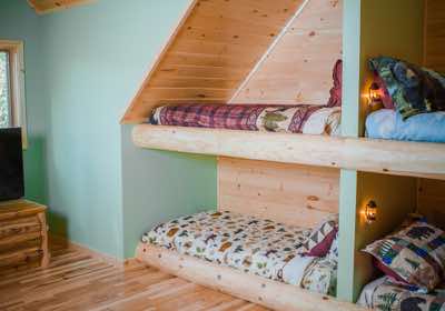 Plenty of space for the kids with the bunk beds in the loft bedroom.
